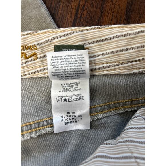 Eddie Bauer Womens Gray Cotton blend Corduroy Chino Pants Size 10 - Picture 9 of 9